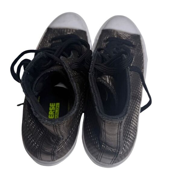 Converse Women's Chuck Taylor II All Star Hi-Perf Metallic Leather Sneakers Sz 9 - Picture 5 of 9